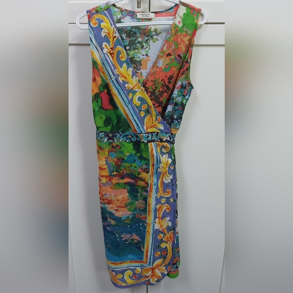 Orientique cotton wrap dress. - Picture 2 of 12